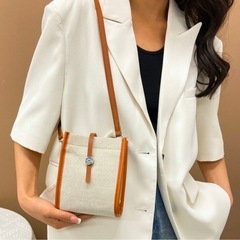 新品　ミニショルダー　ブラウンの画像