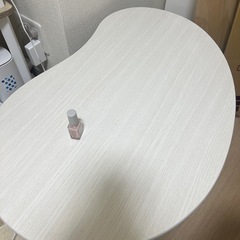 ニトリ折りたたみテーブル(KS1 7550 ホワイトウォッシュ)の画像