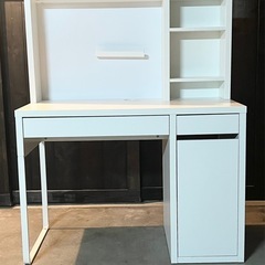 IKEA(イケア) MICKE ホワイト　中古デスク　机の画像