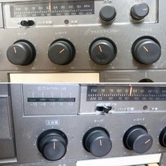 ナショナル カセット付き卓上型音響装置 WA-765の画像