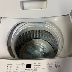 無印良品 洗濯機5kg                                                                  風乾燥機能付き2020年製の画像