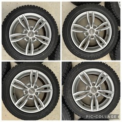 ■スタッドレス■ブリジストン BLIZZAK RFT■205/55/16■202339製造■9分山■アルミ BMW用■MAK 7J×16 IS34■PCD120■ハブ径72.6■美品■の画像