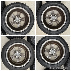 ■スタッドレス■ブリジストン BLIZZAK RFT■205/55/16■202339製造■9分山■アルミ BMW用■MAK 7J×16 IS34■PCD120■ハブ径72.6■美品■の画像