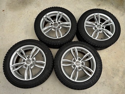 ■最終値下げ‼️■スタッドレス■ブリジストン BLIZZAK RFT■205/55/16■202339製造■9分山■アルミ BMW用■MAK 7J×16 IS34■PCD120■ハブ径72.6■美品■