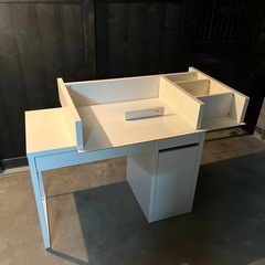 IKEA(イケア) MICKE ホワイト　中古デスク　机の画像
