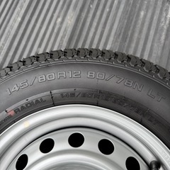 軽トラ 新車外し 純正ホイール4本セット イボ付きの画像
