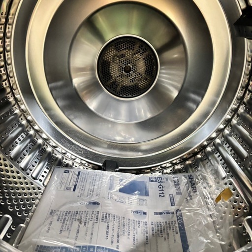 549 ドラム式洗濯機　SHARP 11/6kg 小型　家庭用　半年保証
