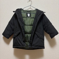 baby GAP ダウンコート 中綿ジャケット ブラック95cm 2yearsの画像