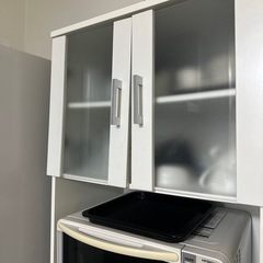 【10/11まで】ニトリ　食器棚　ホワイトの画像