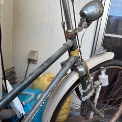 山口ベニー号　レトロ自転車　実用車の画像