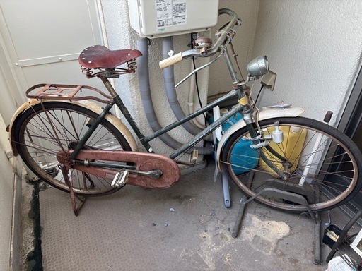 山口ベニー号　レトロ自転車　実用車