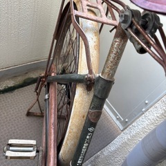 山口ベニー号　レトロ自転車　実用車の画像