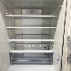 608AQUA 大型冷蔵庫　355L 300L強　小型　家庭用　右開き　保証込みの画像