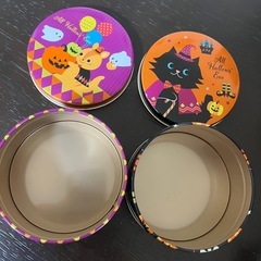 限定デザイン✨ハロウィンデザイン✨小型缶2個セット✨アルミ缶✨アルミケース✨の画像