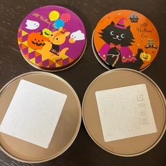 限定デザイン✨ハロウィンデザイン✨小型缶2個セット✨アルミ缶✨アルミケース✨の画像