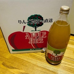 青森県産リンゴジュース　12本の画像