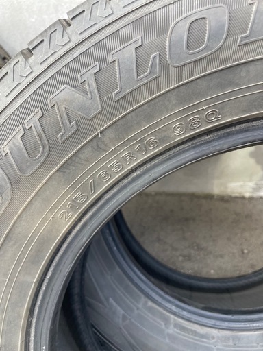 215/65R16 スタッドレスタイヤ　ダンロップWM02