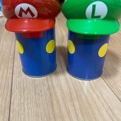 アニマルライダーフィギア➕マリオ空き缶の画像