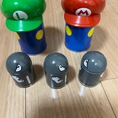 アニマルライダーフィギア➕マリオ空き缶の画像