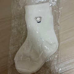 【9-11cm?】ファミリア　familiar ベビー靴下　ソックス　白　ベビーの画像
