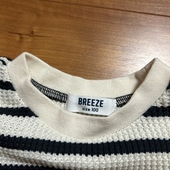 【BREEZE】ブリーズ　女の子　チュールドッキングワッフルTシャツ　の画像