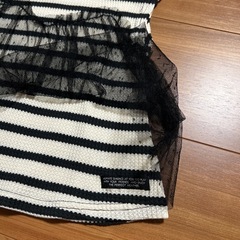 【BREEZE】ブリーズ　女の子　チュールドッキングワッフルTシャツ　の画像