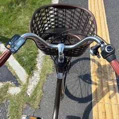 中古24インチ Panasonic電動アシスト自転車　8.9Ah新品　大阪の画像