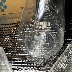 試験管　フラスコ　ガラス製実験器具の画像