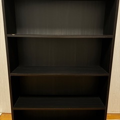 【無料】本棚 4段タイプ 幅60cm 奥行17cm 高さ89cm（2点セット）[Free] 4-Tier Bookshelf (Set of 2) – W60cm x D17cm x H89cmの画像