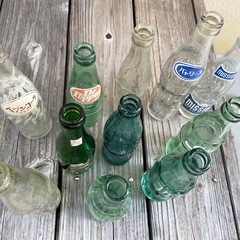 ガラス空き瓶11本セットの画像