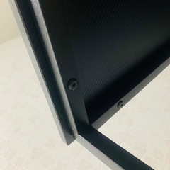 美品⭐︎大型PCデスク・モニターアーム補強板付きの画像