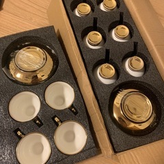 【新品未使用】ゴールドライン ティーカップ＆ソーサー10客セット の画像