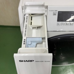 R007★2022年製★シャープ　ドラム式洗濯機　10KG 熱乾燥6KG　大型の画像