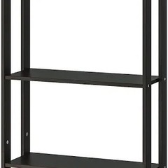 IKEA イケア 本棚 ブラックブラウン黒茶 62x165cm b20178592 LAIVA 
の画像