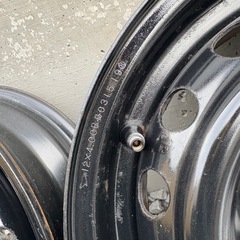 トヨタピクシスバン純正12インチスチールホイールの画像