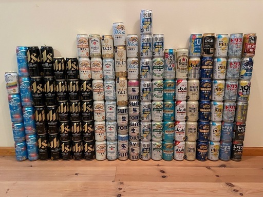 【商談中】11本追加！　　アルコール、お酒、ビール、酎ハイなど合計131本セットです。