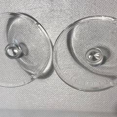❤️HARIO❤️ガラス茶器　蓋のみ、2個セット❤️の画像