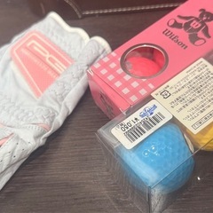 女性用ゴルフクラブ＆ゴルフケースの画像