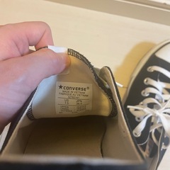 【美品】CONVERSE NEXSTAR ブラックスニーカー　26cmの画像
