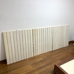 無印良品　MUJI　ダブルベッド　フレーム　収納付きの画像