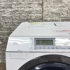 654 Panasonic ドラム式洗濯機　左開き　乾燥付き　10/6kg 小型の画像