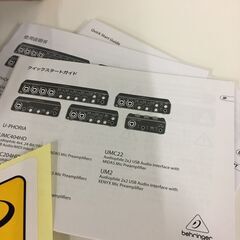  25092  [ほぼ未使用]オーディオインターフェイス behringer   ◆大阪市内・東大阪市他 6,000円以上ご購入で無料配達いたします！◆ ※高槻・枚方方面◆西宮・尼崎方面◆生駒方面　それぞれ条件付き無料配送あり！            の画像