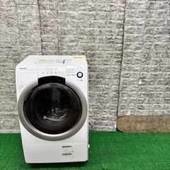 527 シャープ　ドラム式洗濯機　容量7kg 乾燥3.5kg 右開き　一人暮らしの画像
