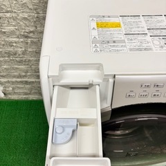 527 シャープ　ドラム式洗濯機　容量7kg 乾燥3.5kg 右開き　一人暮らしの画像