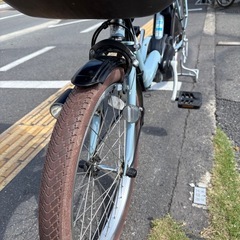中古20インチ Panasonic電動アシスト自転車　8Ah 大阪の画像