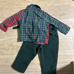 子ども服　セットアップ　クリスマスの画像