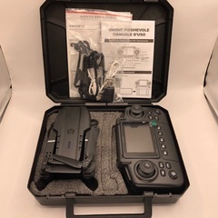 新品【142】デュアルHDカメラ搭載 E99PROスクリーン操作 折りたたみドローンの画像