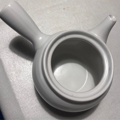 ❤️ホワイト急須❤️蓋なし❤️の画像