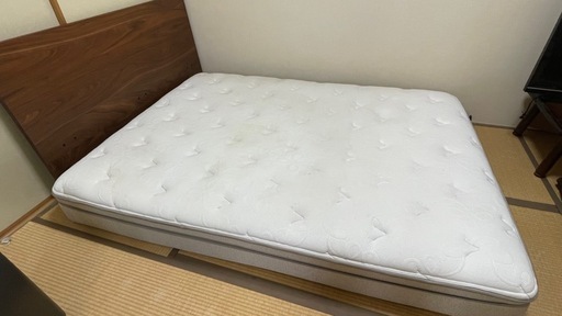 ダブルベッド　高級マットレス　ragalia ty