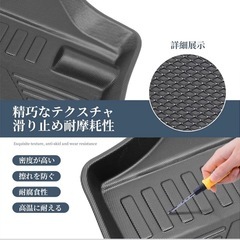 新品 スズキ ジムニー JB64 JB74型 3Dフロアマット 立体フロアマット TPE素材 3PCS MT車用，H30.7〜現行の画像